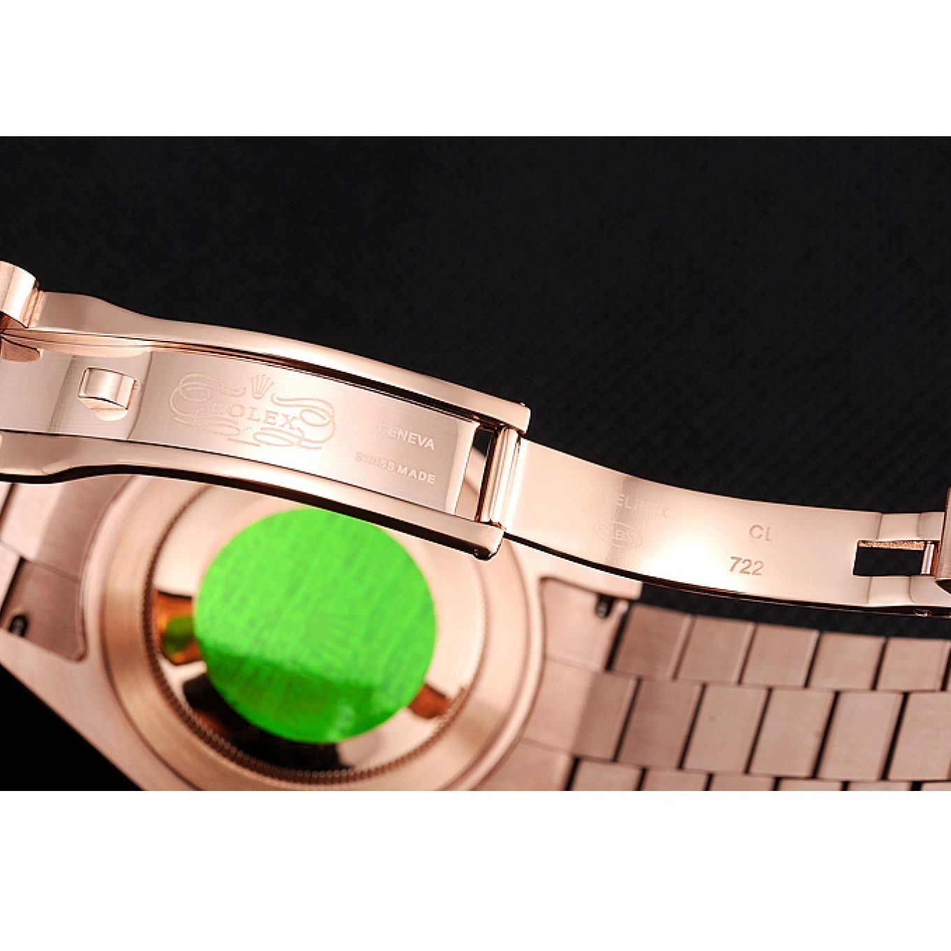 Good copy rolex watches Etched Day Gold 40 Bracelet Dial Swiss Date And Rose Gold Case Rolex Rose 0608